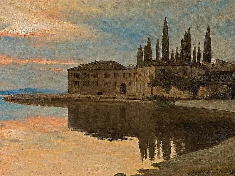 1862-Curt Agthe - Punta San Vigilio - Lago di Garda